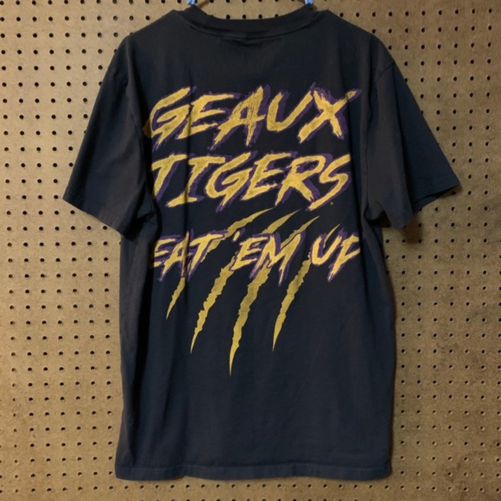 Hollister T Shirt Louisiana State University LSU Tigers Purple Gold Medium - Picture 4 of 4